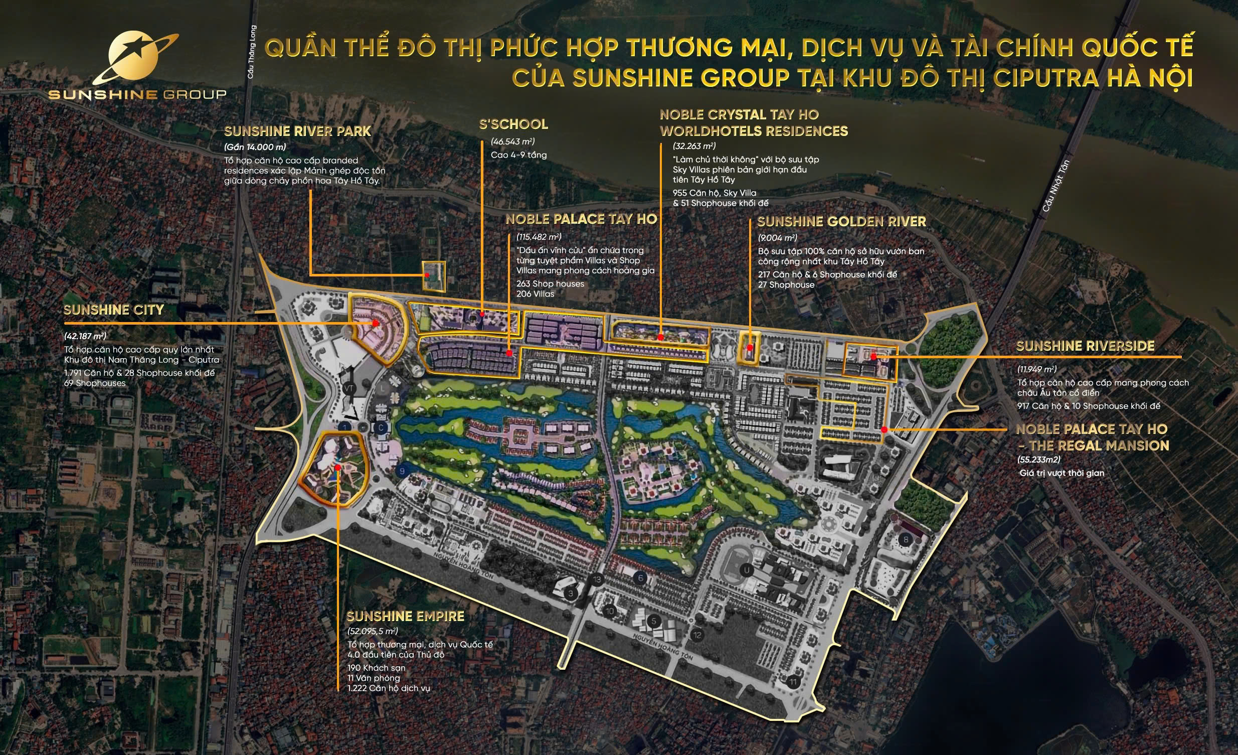 Sunshine River Park: Dự án căn hộ cao cấp ven sông tại Tây Hồ Tây